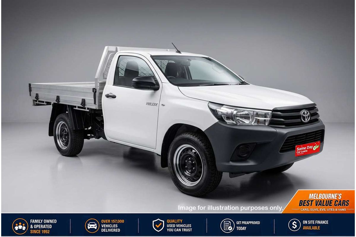 2019 Toyota Hilux Workmate TGN121R Rear Wheel Drive