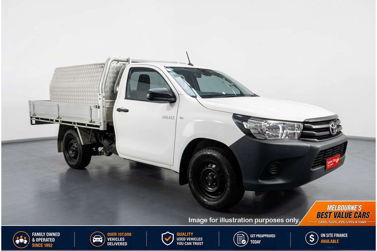 2021 Toyota Hilux Workmate TGN121R Rear Wheel Drive