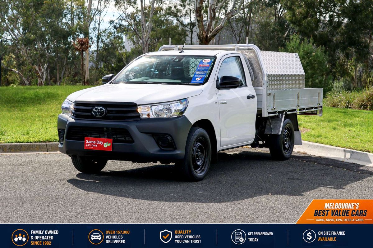 2021 Toyota Hilux Workmate TGN121R Rear Wheel Drive