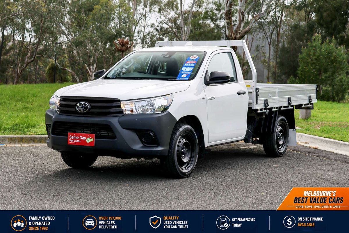 2022 Toyota Hilux Workmate TGN121R Rear Wheel Drive