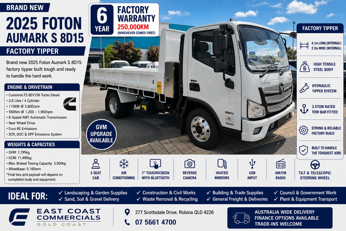 2025 Foton Aumark S 8D15