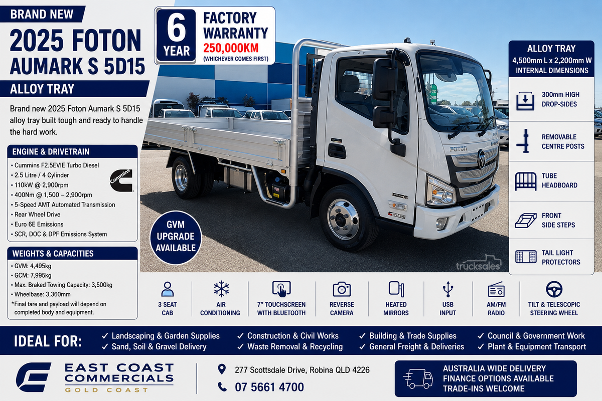 2025 Foton Aumark S 5D15 MWB
