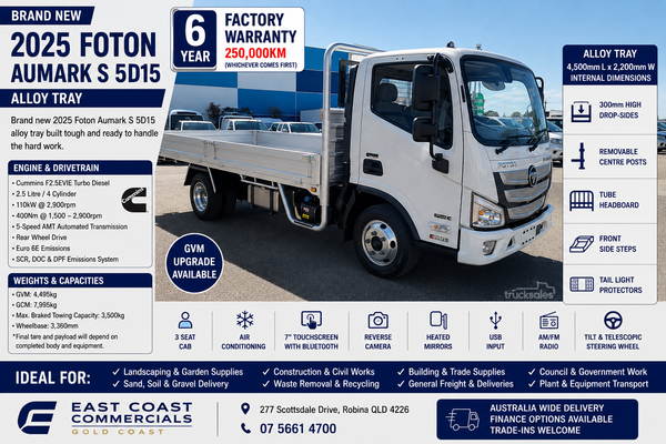 2025 Foton Aumark S 5D15 MWB