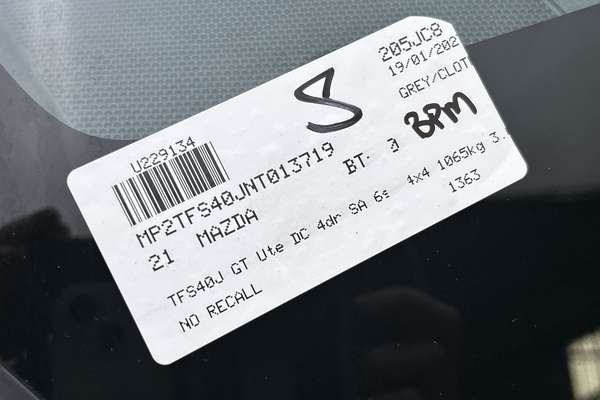 2021 Mazda BT-50 GT TF 4X4 thumb-23