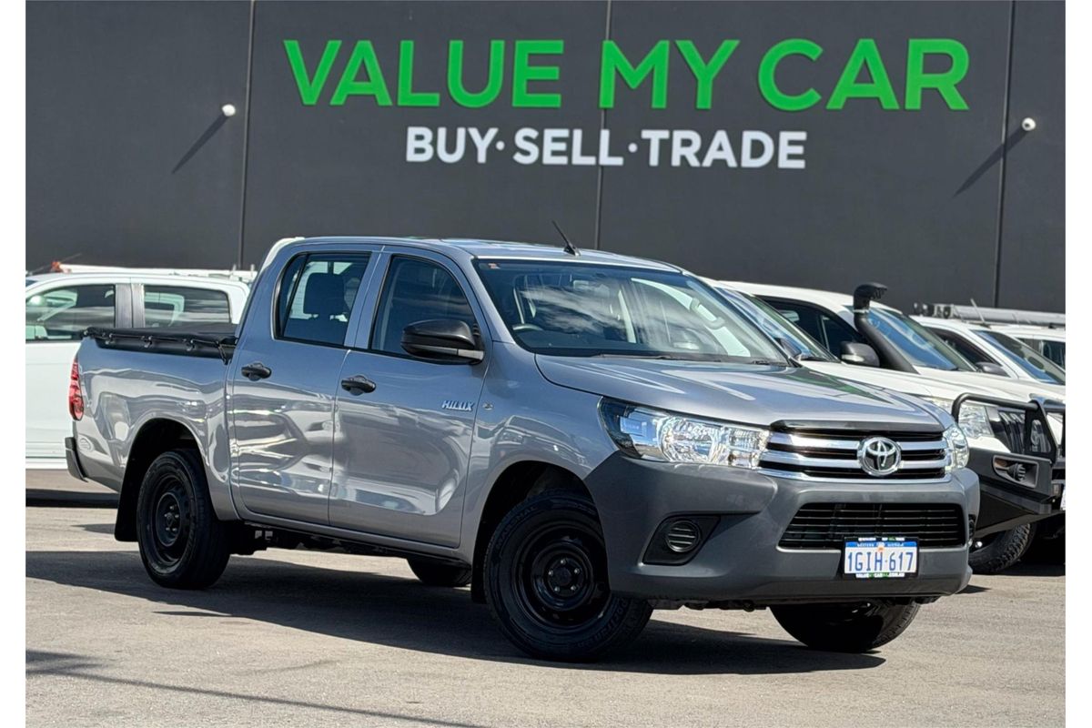 2017 Toyota Hilux Workmate TGN121R Rear Wheel Drive