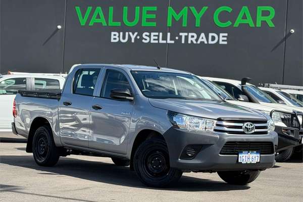 2017 Toyota Hilux Workmate TGN121R Rear Wheel Drive