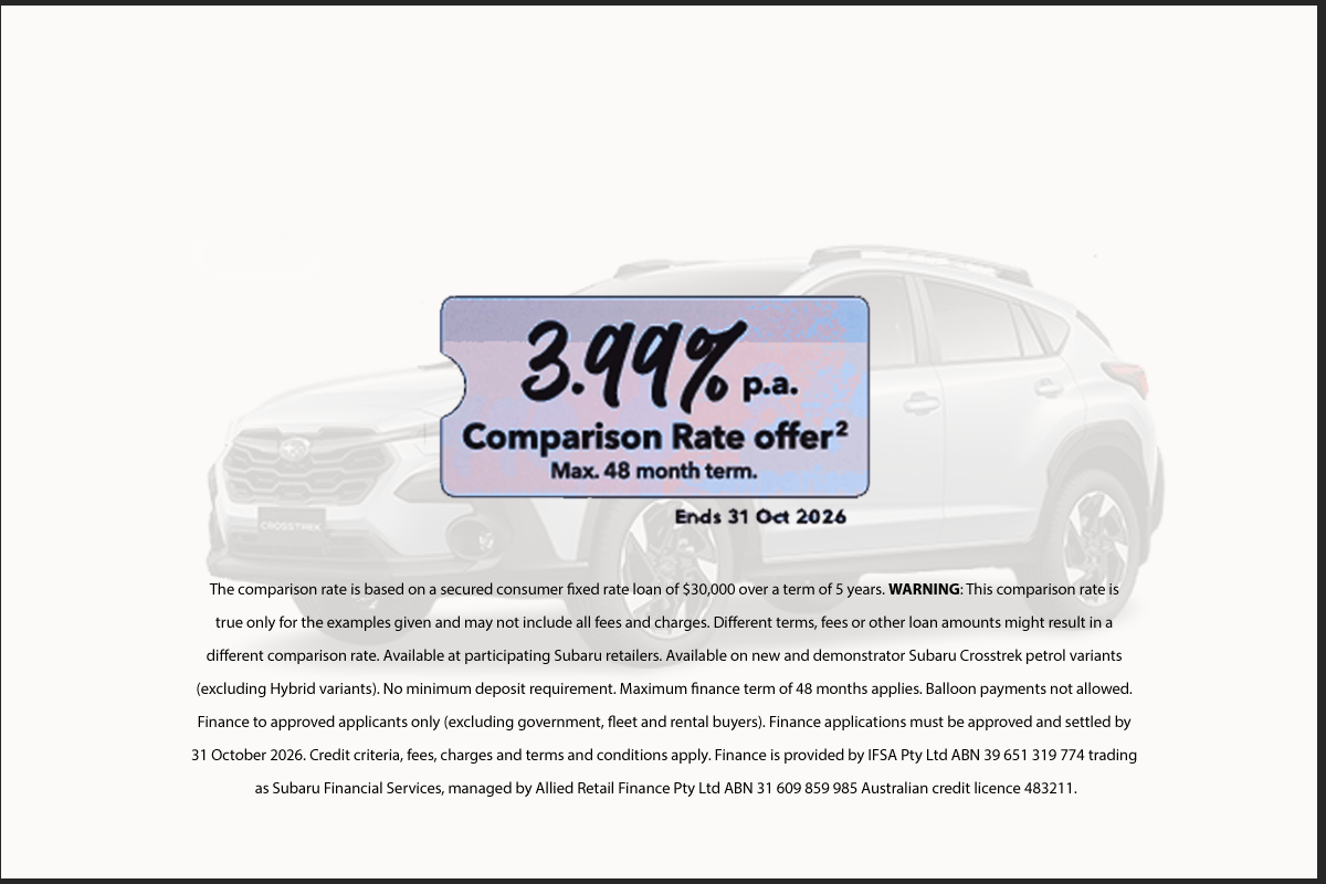 2026 Subaru Crosstrek 2.0R G6X