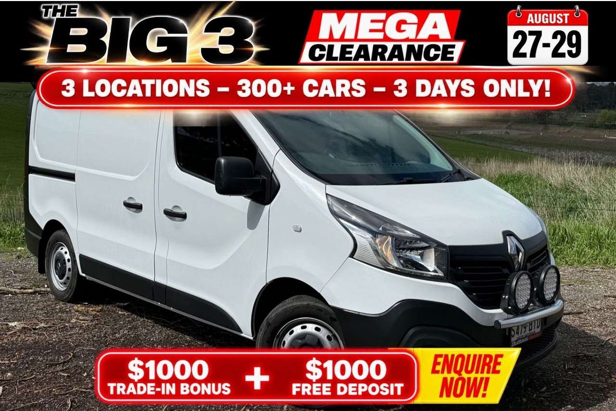 2017 Renault Trafic 85kW X82 SWB Low Roof