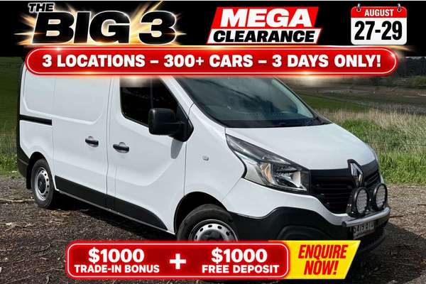 2017 Renault Trafic 85kW X82 SWB Low Roof