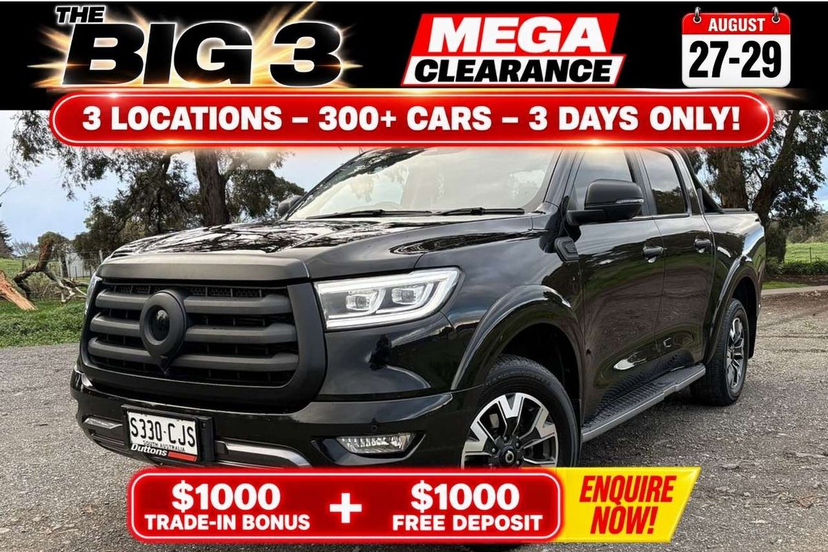 2021 GWM Ute Cannon-X NPW 4X4