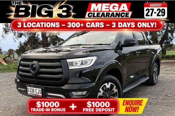2021 GWM Ute Cannon-X NPW 4X4