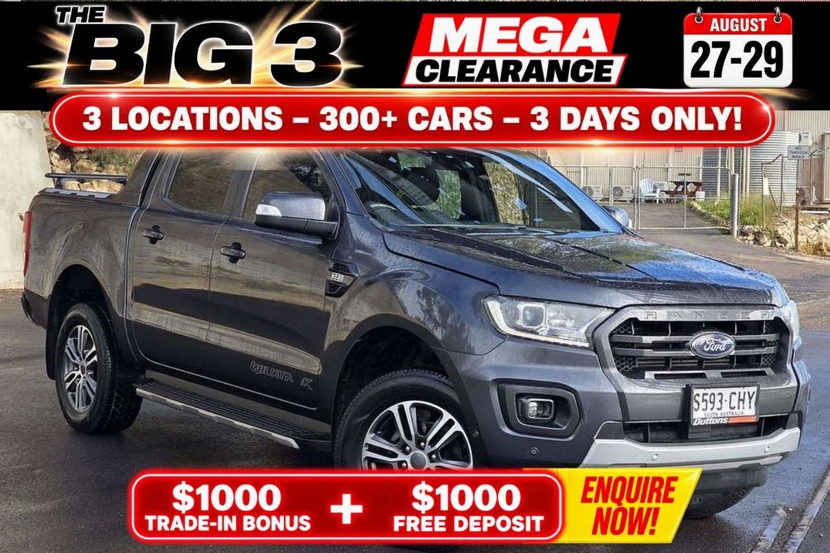 2020 Ford Ranger Wildtrak PX MkIII 4X4 3.2L