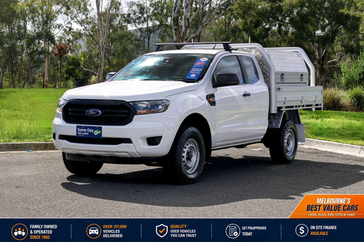2021 Ford Ranger XL Hi-Rider PX MkIII Rear Wheel Drive 2.2L