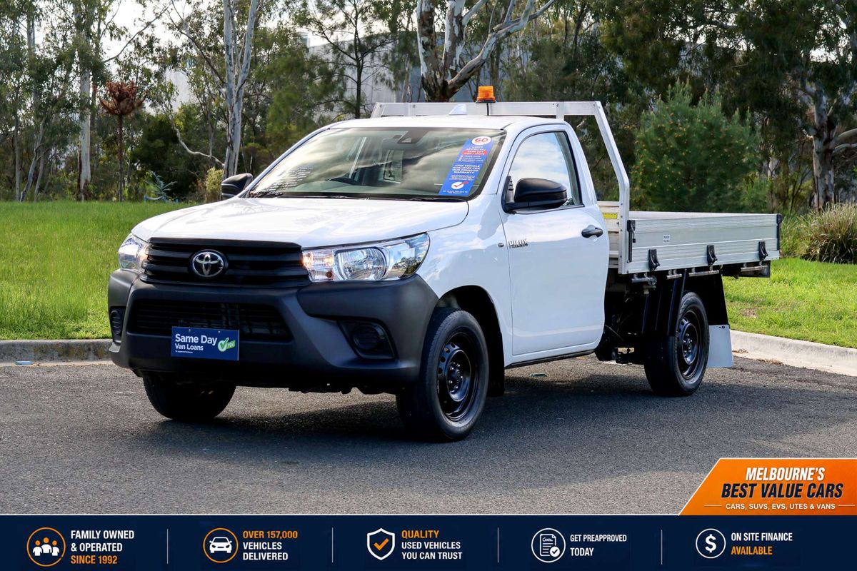 2022 Toyota Hilux Workmate TGN121R Rear Wheel Drive