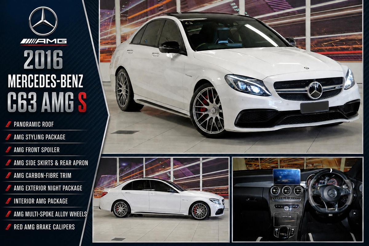 2016 Mercedes-Benz C-Class C63 AMG S W205