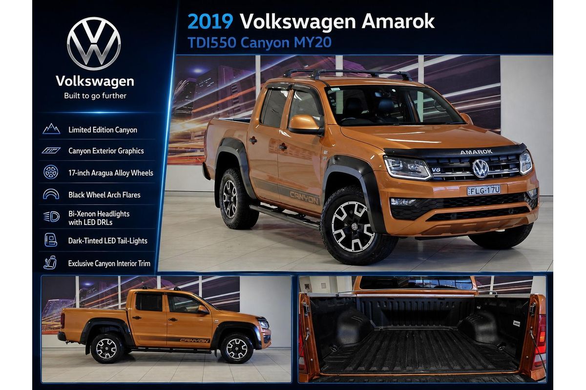 2019 Volkswagen Amarok TDI550 Canyon 2H 4X4