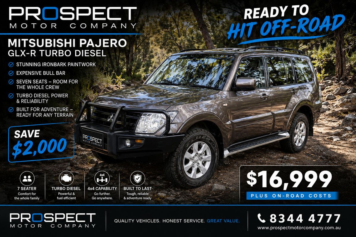 2013 Mitsubishi Pajero GLX-R NW