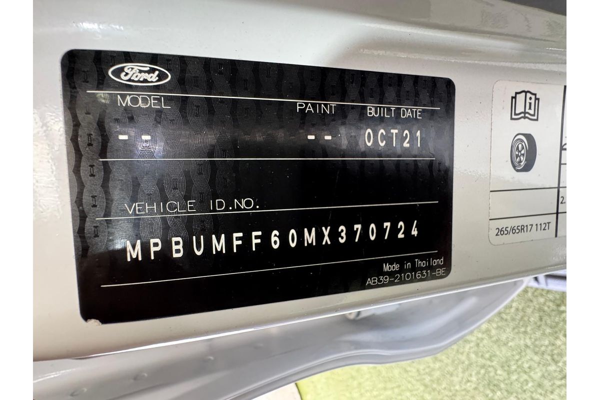 2021 Ford Ranger XLT Hi-Rider PX MkIII Rear Wheel Drive 2.0L image 9