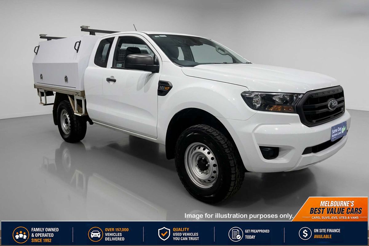 2021 Ford Ranger XL Hi-Rider PX MkIII Rear Wheel Drive 2.2L