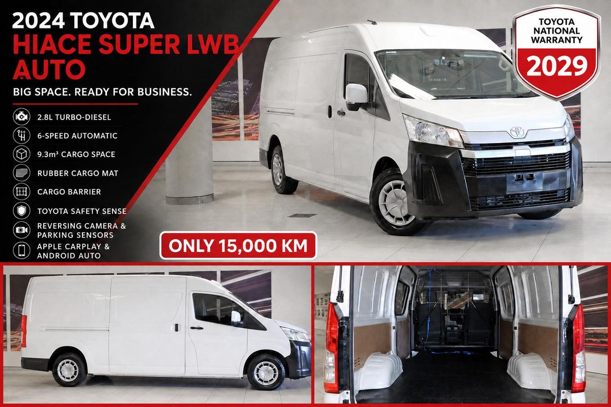2024 Toyota Hiace GDH320R ELWB High Roof