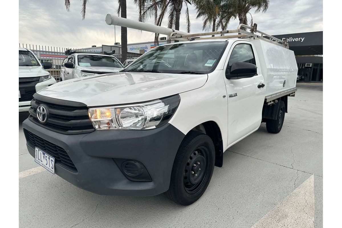 2017 Toyota Hilux Workmate TGN121R Rear Wheel Drive