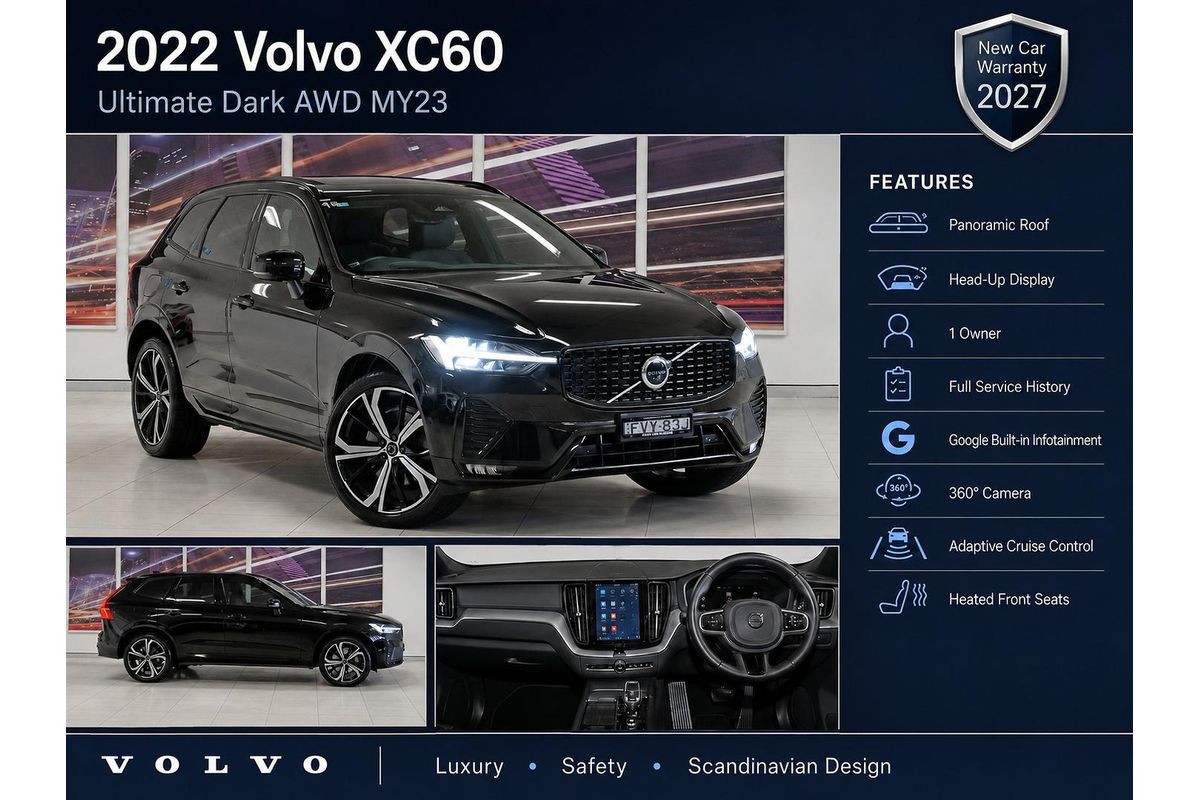 2022 Volvo XC60 Ultimate B6 Dark image 24