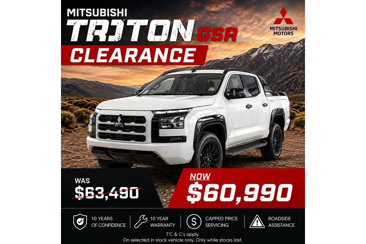 2026 Mitsubishi Triton GSR MV 4X4