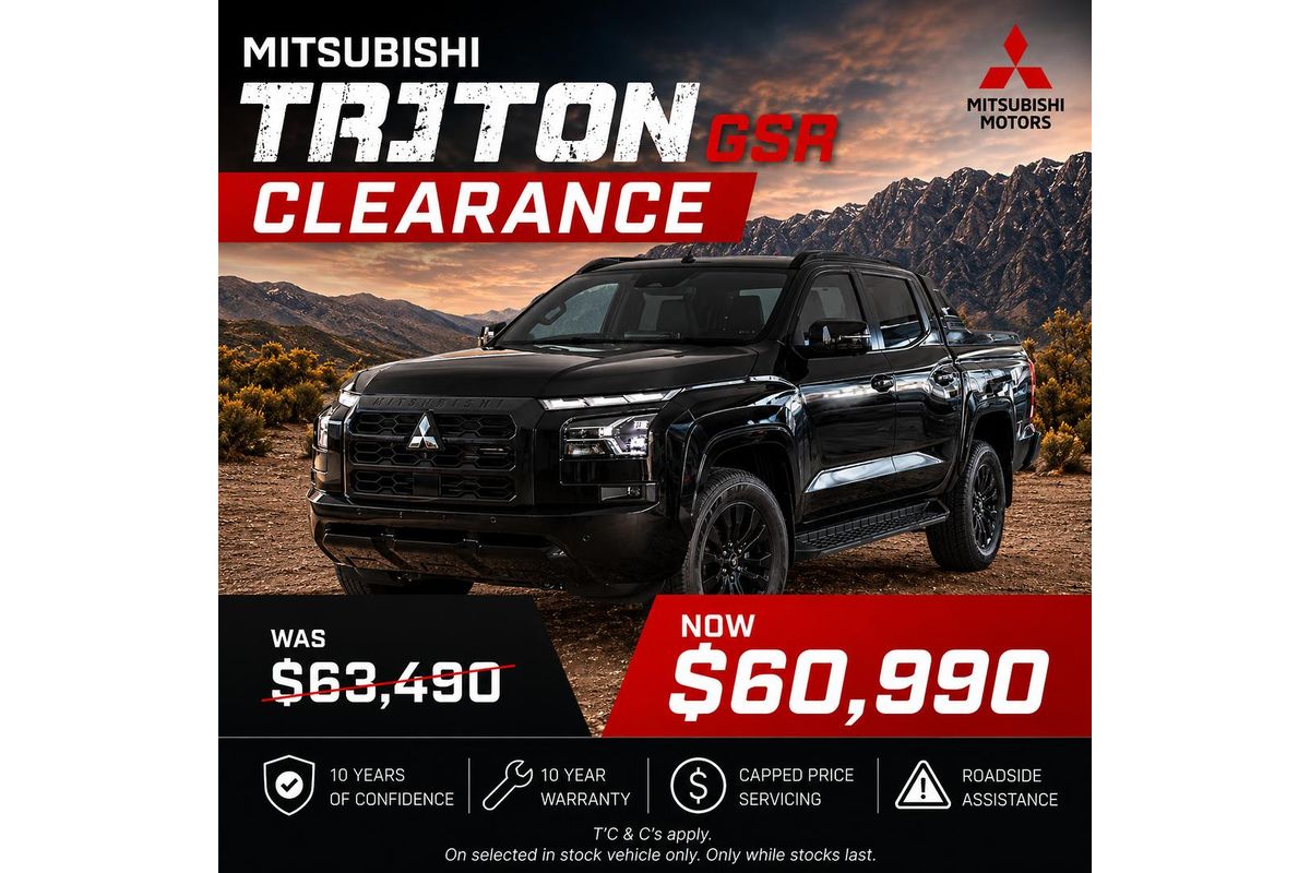 2026 Mitsubishi Triton GSR MV 4X4