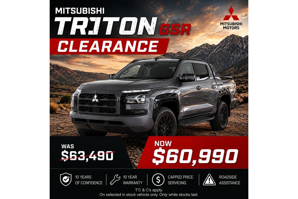 2026 Mitsubishi Triton GSR MV 4X4