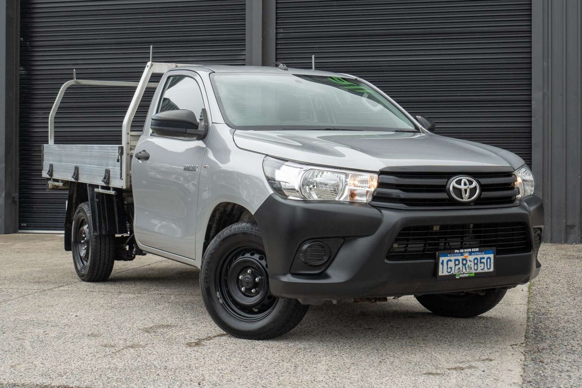 2018 Toyota Hilux Workmate TGN121R Rear Wheel Drive