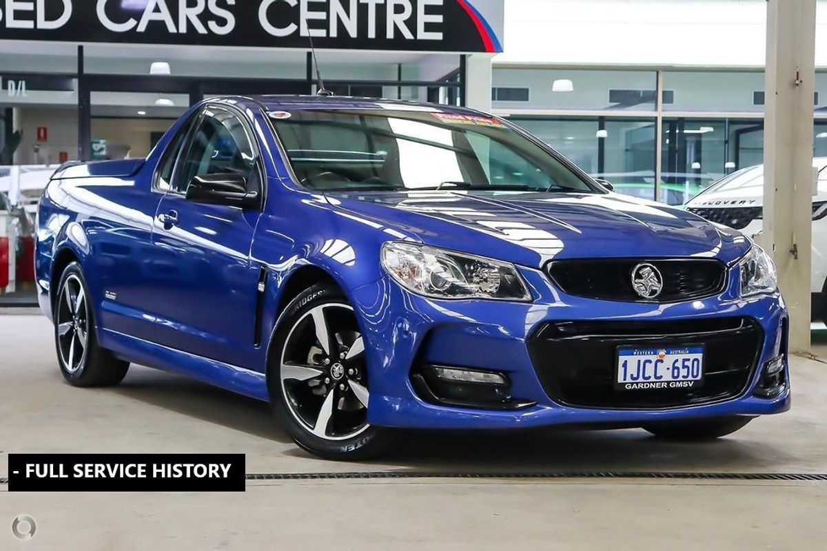 2016 Holden Ute SV6 Black VF Series II Rear Wheel Drive