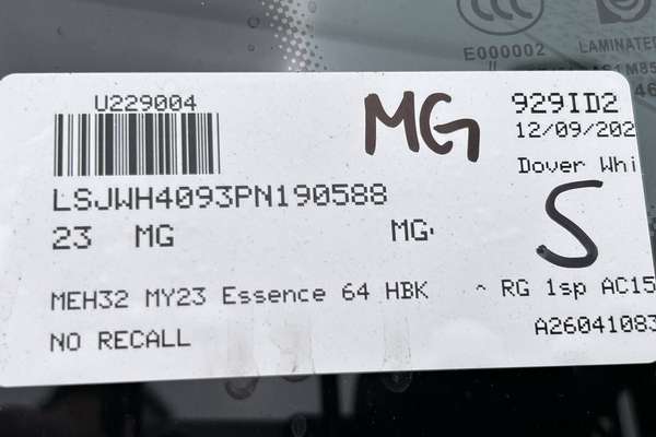 2023 MG MG4 Essence 64 MEH32 thumb-23