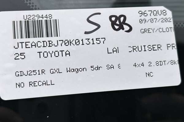 2025 Toyota Landcruiser Prado GXL GDJ251R thumb-23
