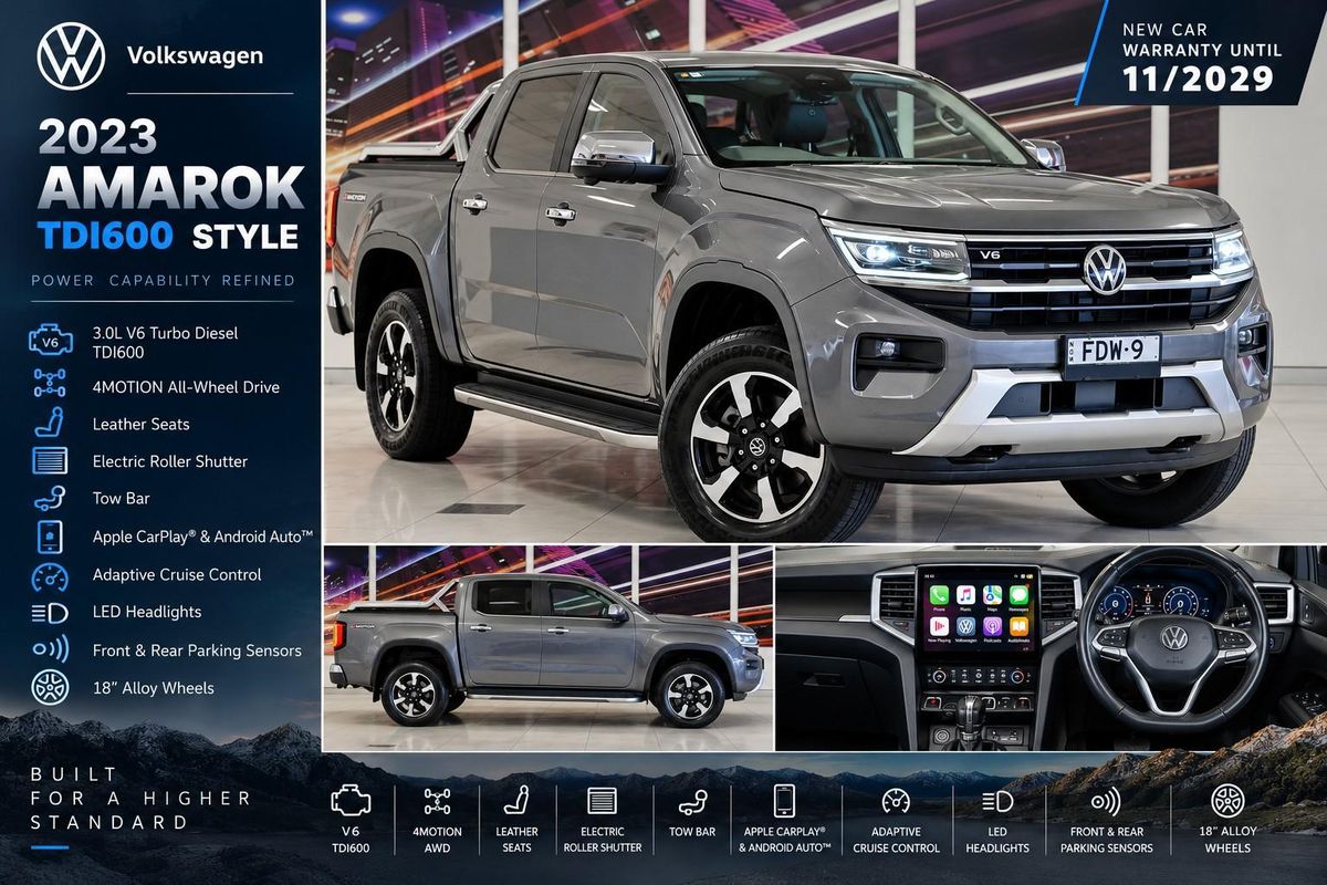 2023 Volkswagen Amarok TDI600 Style NF 4X4
