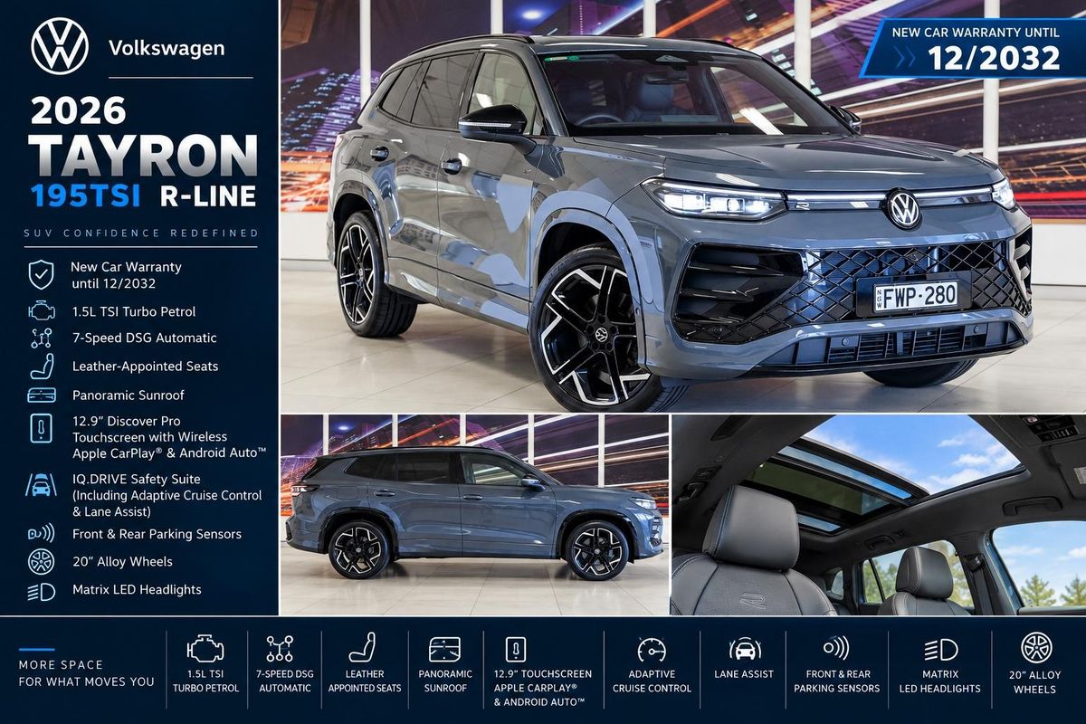 2025 Volkswagen Tayron 195TSI R-Line R4 image 22