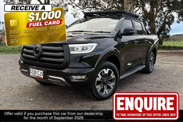 2021 GWM Ute Cannon-X NPW 4X4