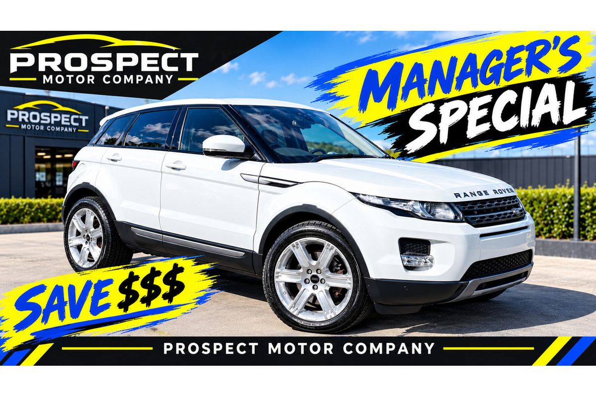 2013 Land Rover Range Rover Evoque Si4 Pure L538