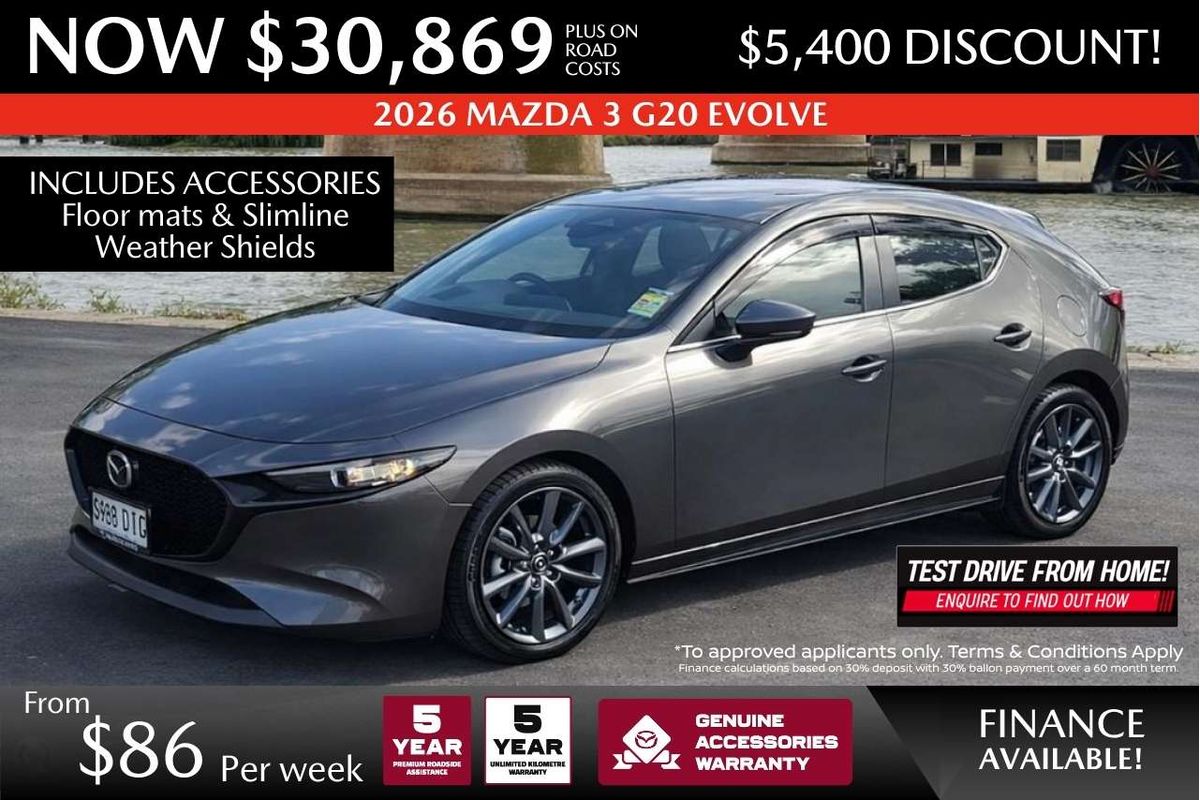 2026 Mazda 3 G20 Evolve BP Series