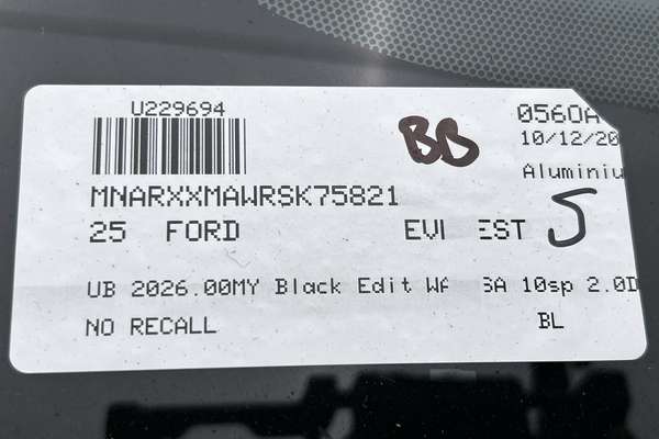 2025 Ford Everest Black Edition 2.0L thumb-23