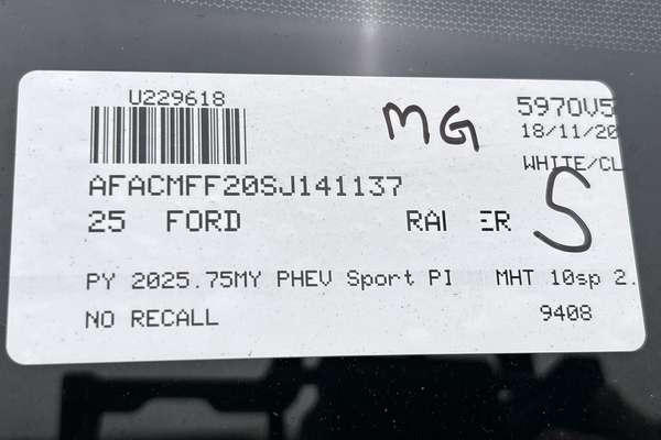 2025 Ford Ranger PHEV Sport 4X4 2.3L thumb-23