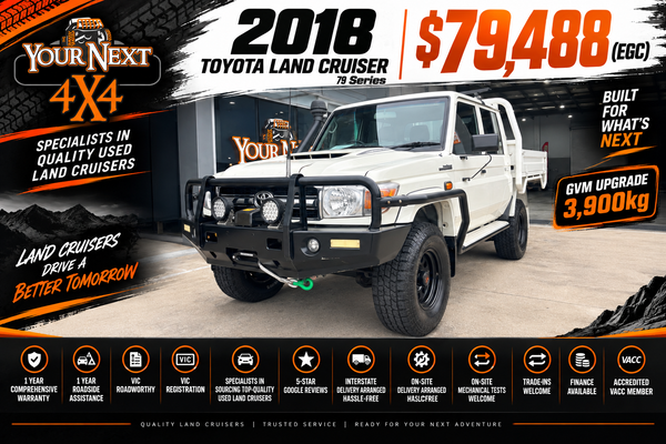 2018 Toyota Landcruiser GXL VDJ79R 4X4