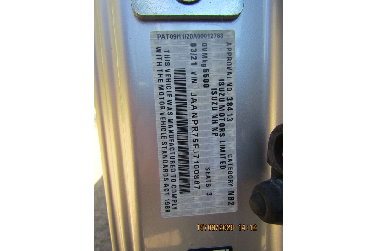 2021 Isuzu NPR 45/55-155 (SWB) TRADEPACK NH MY21 REAR WHEEL DRIVE image 5