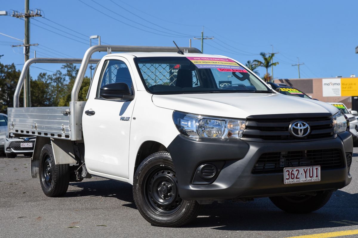 2018 Toyota Hilux Workmate TGN121R Rear Wheel Drive
