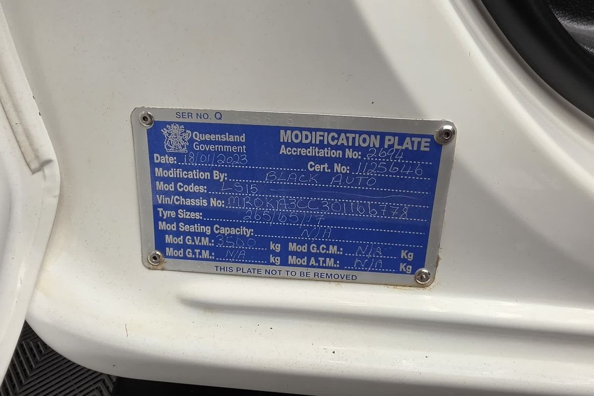 2019 Toyota Hilux SR GUN126R 4X4