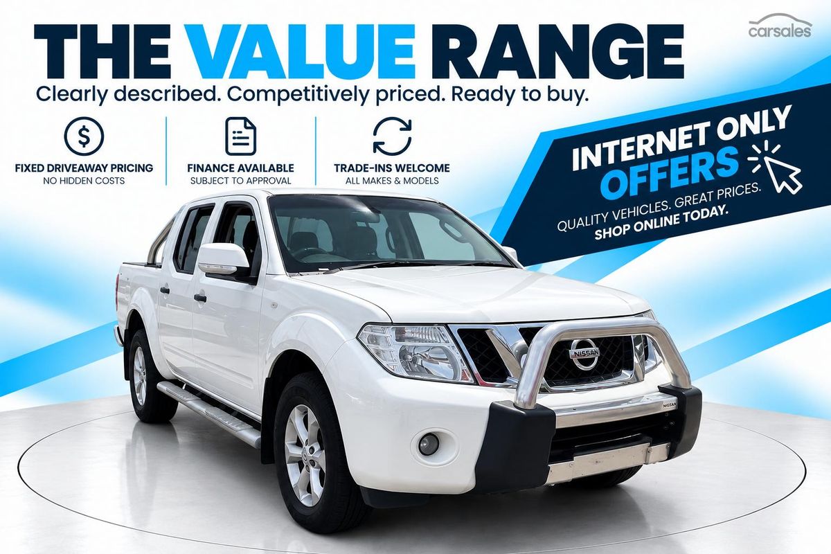 2013 Nissan Navara ST D40 Series 6 Rear Wheel Drive