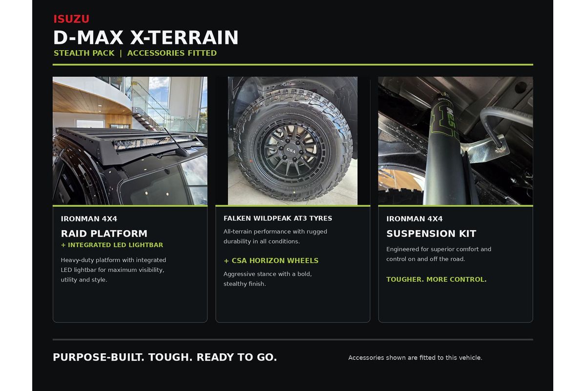 2026 Isuzu D-MAX X-TERRAIN 4X4