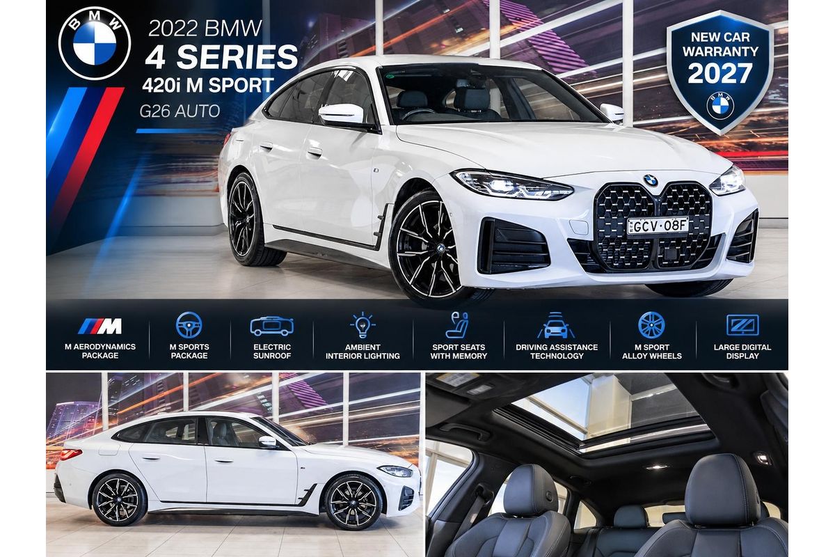 2022 BMW 4 Series 420i M Sport G26