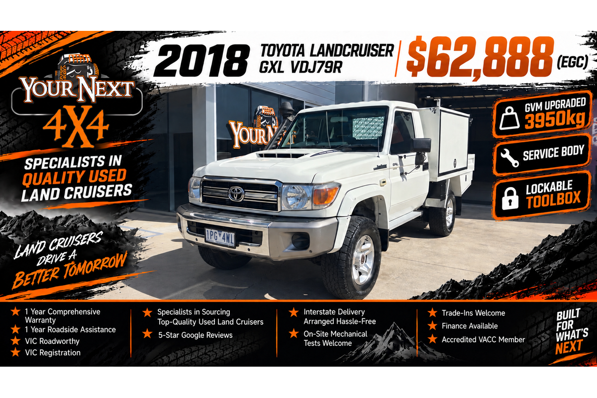 2018 Toyota Landcruiser GXL VDJ79R 4X4