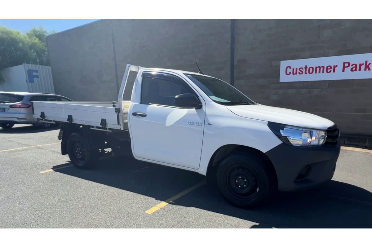 2018 Toyota Hilux Workmate TGN121R Rear Wheel Drive