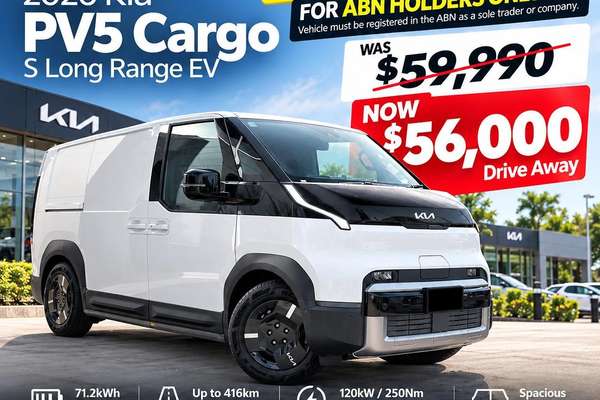 2026 Kia PV5 Cargo S Long Range SW